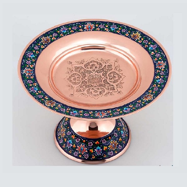 Persian Painted Copper | Persian Sweet-Dish Code103-2-2