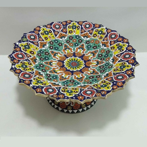 Meybod Lalejin Kalporgan Pottery | Persian Pottery Sweet-Dish Code117-5-0