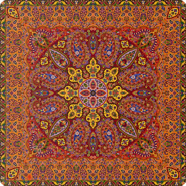 Pink Termeh Tablecloth | handmade Tablecloth design | Iranian Termeh | Persian crafts