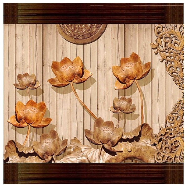 Brown Monabat Tableau | handmade Tableau design | Iranian Monabat | Persian crafts
