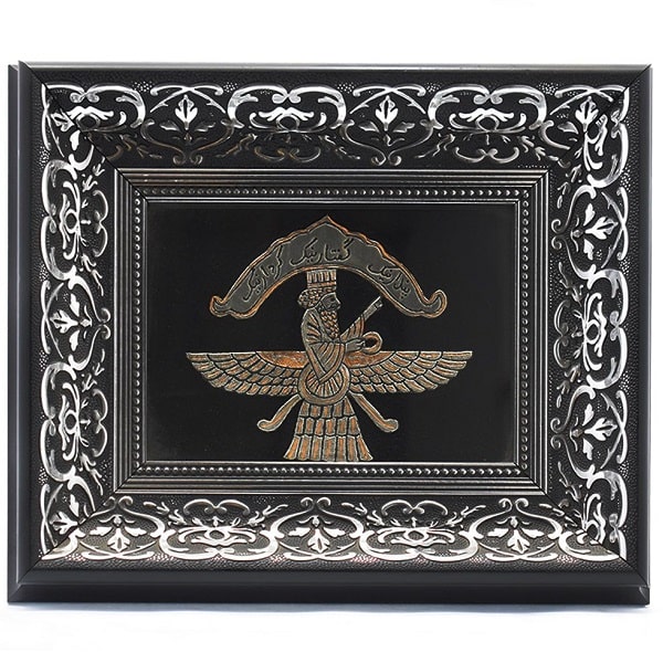Gray Ghalamzani Tableau | handmade Tableau design | Iranian Ghalamzani | Persian crafts