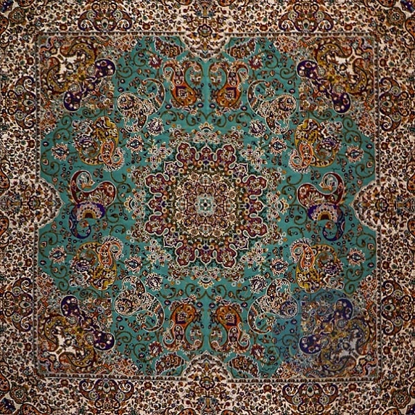 Green Termeh Tablecloth | handmade Tablecloth design | Iranian Termeh | Persian crafts