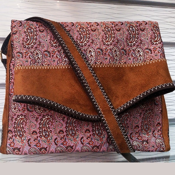 Pink Termeh Bag | handmade Bag design | Iranian Termeh | Persian crafts