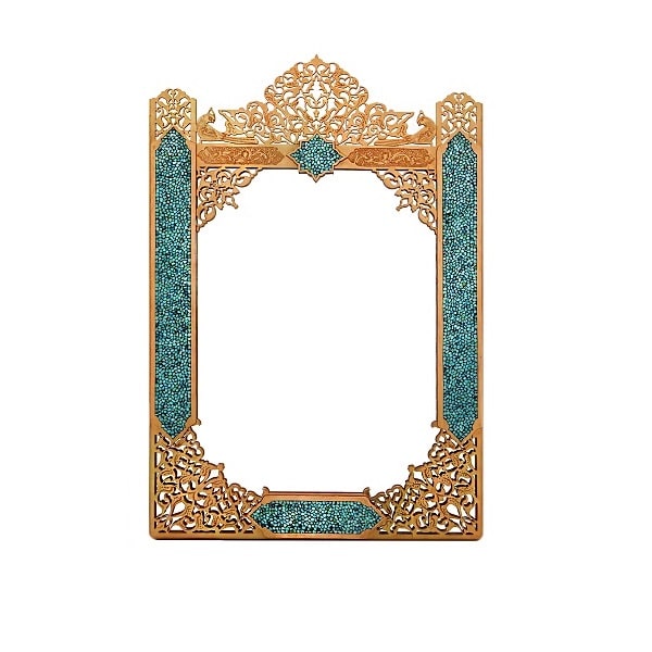 Mashhad Gemstone | Persian Neyshabur Turquoise Frame Code46-2-0