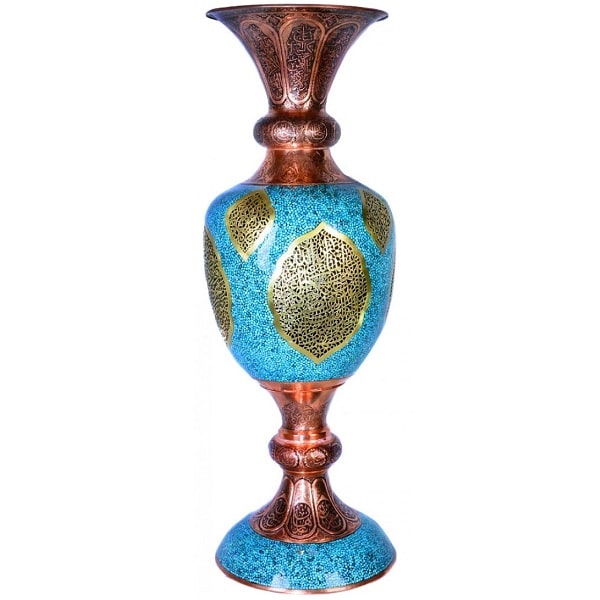 Mashhad Gemstone | Persian Neyshabur Turquoise Vase Code52-2-2