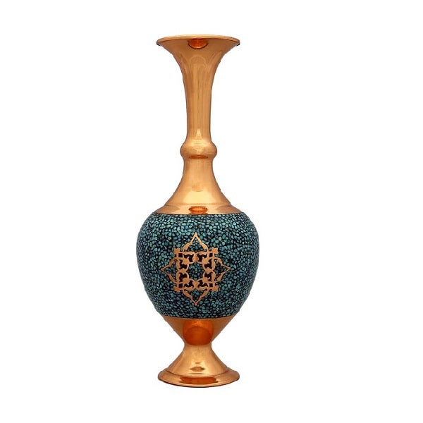 Mashhad Gemstone | Persian Neyshabur Turquoise Vase Code52-2-0