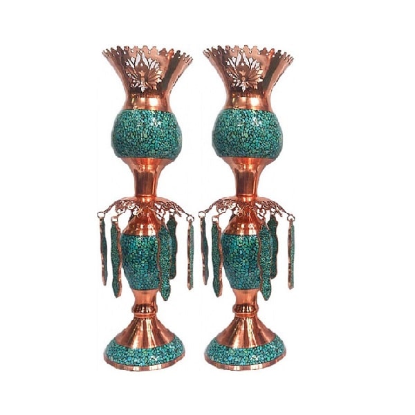 Turquoise Candle Holder Code53-2-5