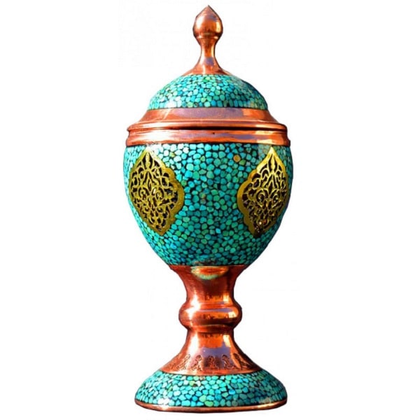 Mashhad Gemstone | Persian Neyshabur Turquoise Esfand-burner Code56-2-3