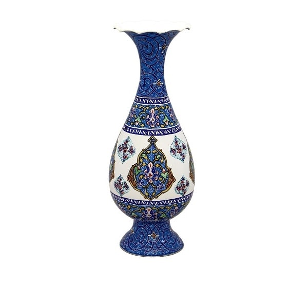 Isfahan Minakari Vase | Persian Enameling Art Code70-2-0