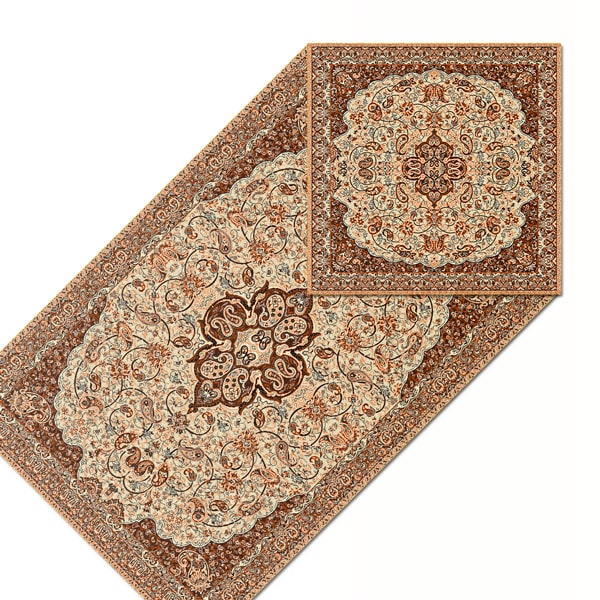 Brown Termeh Prayer Mat | handmade Prayer Mat design | Iranian Termeh | Persian crafts
