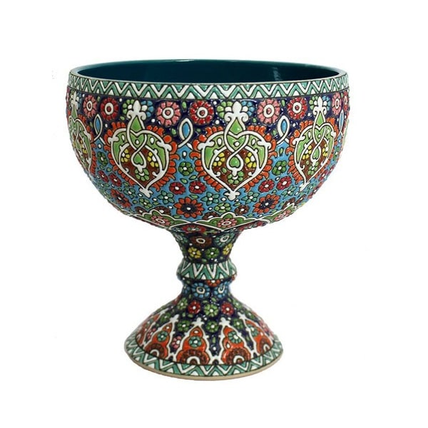 Meybod Lalejin Kalporgan Pottery | Persian Pottery Nuts Bowls Code80-2-2