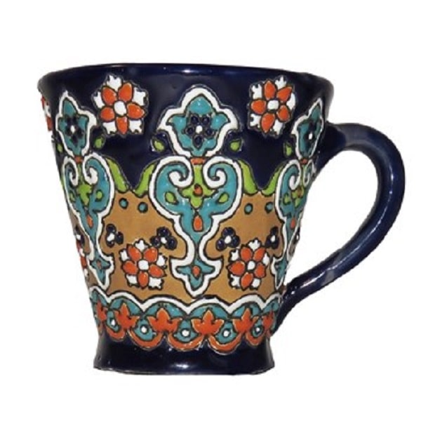Meybod Lalejin Kalporgan Pottery | Persian Pottery Glass Code88-2-6