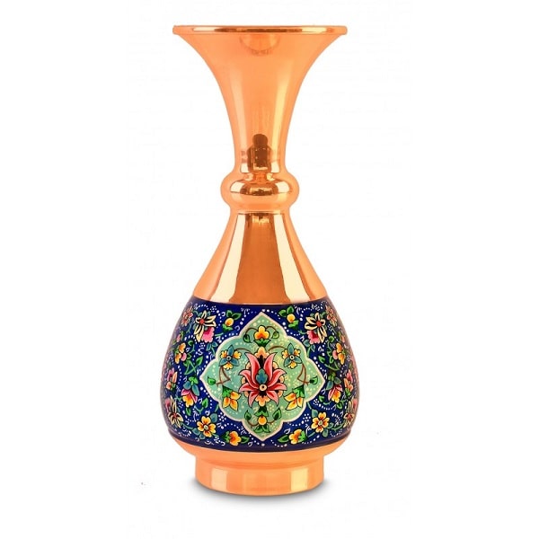 Persian Painted Copper | Persian Vase Code96-2-0