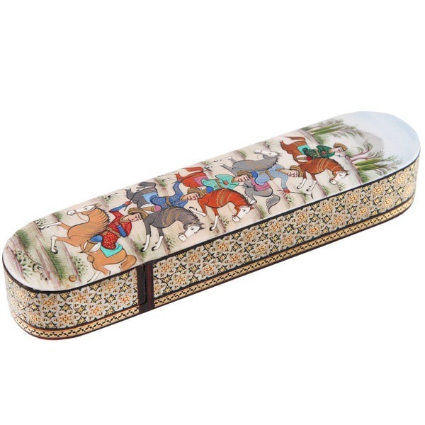 Iranian Khatam kari Sliding-Pen-Holder Code313-11-0