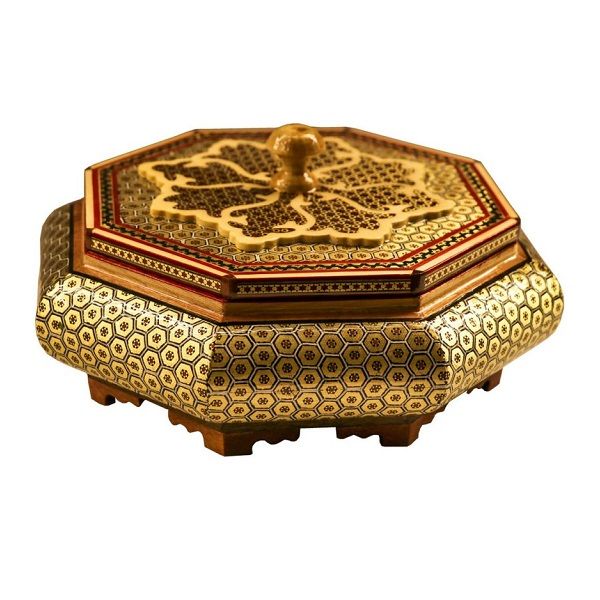 Iranian Khatam kari Candy Jar Code336-11-9