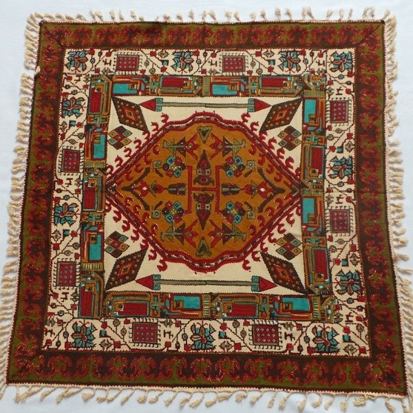 Isfahan Ghalamkari Tablecloth | Persian Calico Code362-10-0