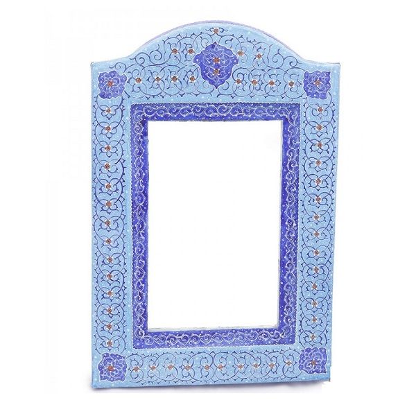 Blue Minakari Frame | handmade Frame design | Iranian Minakari | Persian crafts