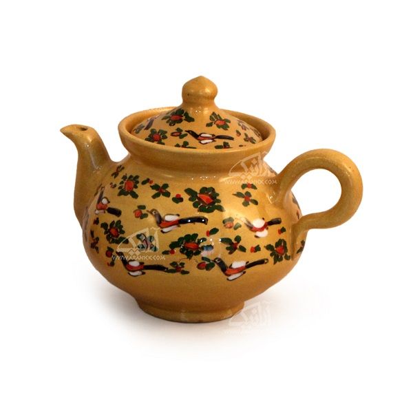 Brown Pottery Tea-Pot | handmade Tea-Pot design | Iranian Pottery | Persian crafts