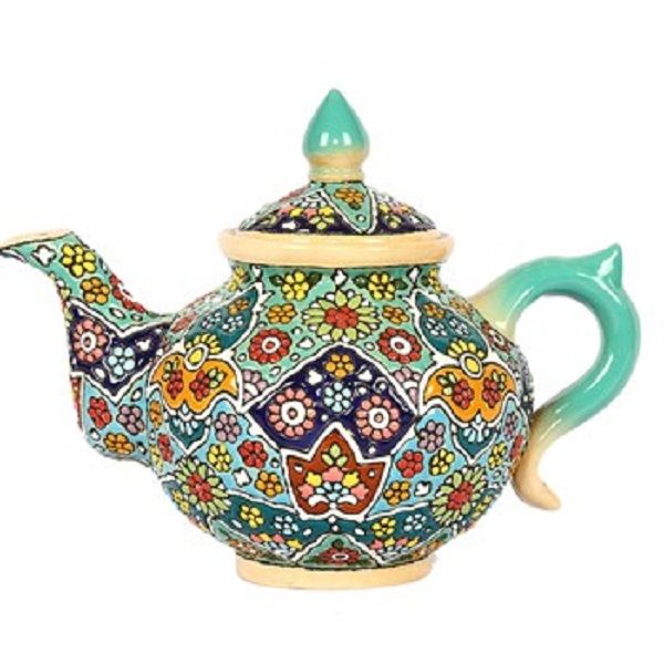 Green Pottery Tea-Pot | handmade Tea-Pot design | Iranian Pottery | Persian crafts