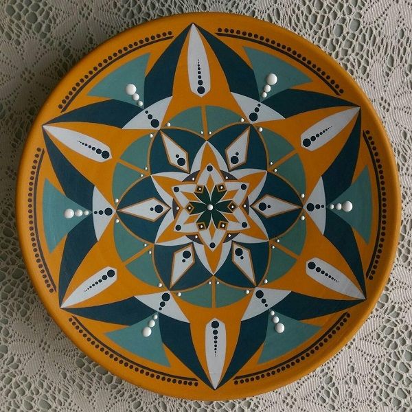 Pottery Plate Code408-4-2