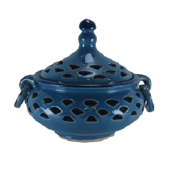 Iranian Pottery Sugar Bowl Code424-2-2