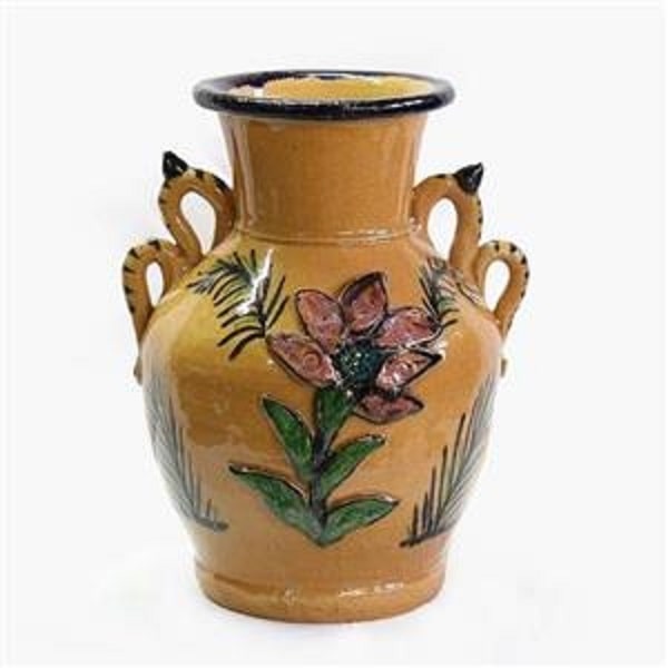 Meybod Lalejin Kalporgan Pottery | Iranian Pottery Vase Code461-3-0