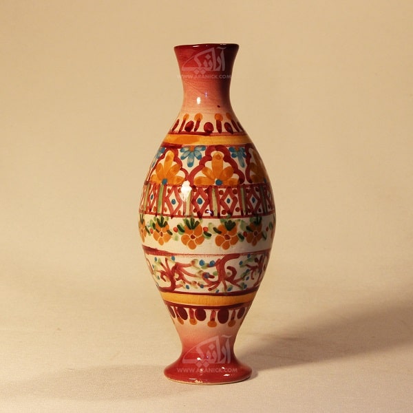 Meybod Lalejin Kalporgan Pottery | Iranian Pottery Vase Code462-12-2