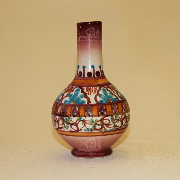 Meybod Lalejin Kalporgan Pottery | Iranian Pottery Vase Code462-12-0