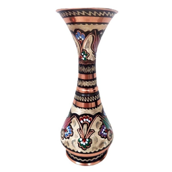 Isfahan Ghalamzani | Iranian Metal Engraving Ghalamzani Vase Code472-5-0