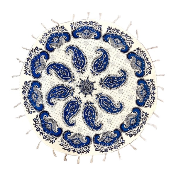 Isfahan Ghalamkari Round-Tablecloth | Persian Calico Code502-2-0