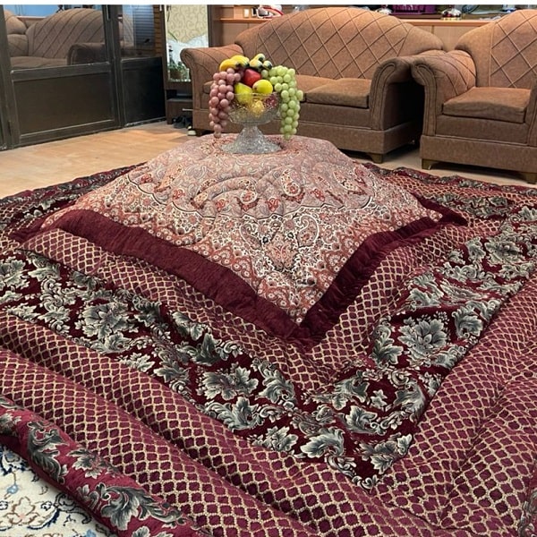 Pink Termeh Quilt | handmade Quilt design | Iranian Termeh | Persian crafts