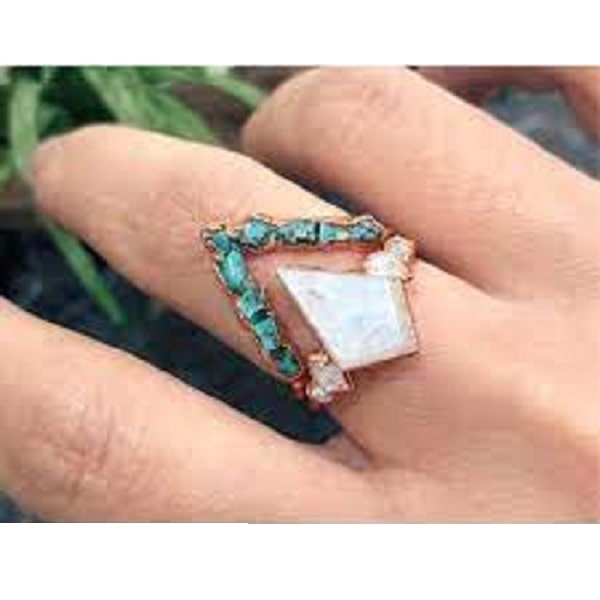 Mashhad Gemstone | Iranian Neyshabur Turquoise Ring Code525-2-0