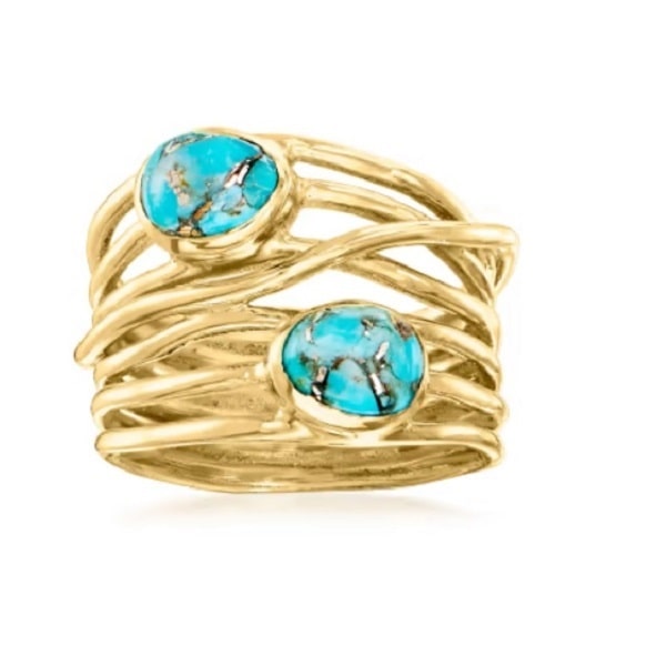 Mashhad Gemstone | Iranian Neyshabur Turquoise Ring Code528-2-0
