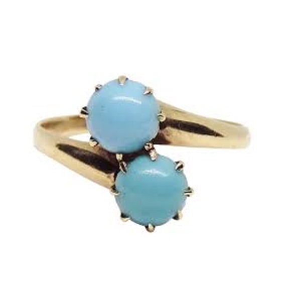 Mashhad Gemstone | Iranian Neyshabur Turquoise Ring Code529-2-0