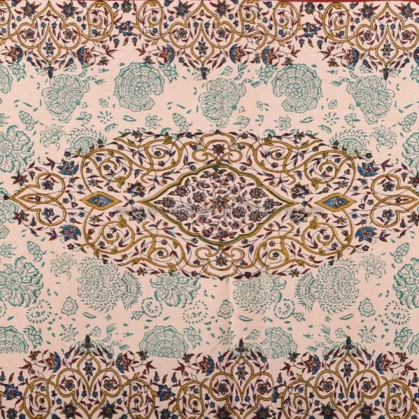 Isfahan Ghalamkari | Iranian Calico Art Ghalamkari Table-Runner Code543-5-0