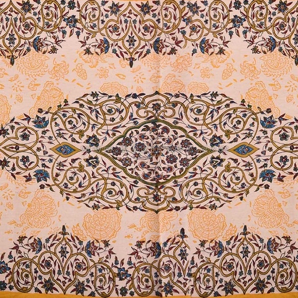 Isfahan Ghalamkari | Iranian Calico Art Ghalamkari Table-Runner Code543-8-0