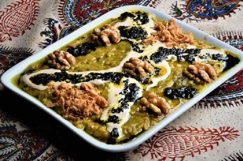 Iranian Foods Eggplant and Lentil Dish | What to eat in Abadeh