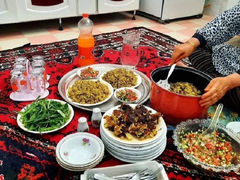 عکس غذاهای محلی و سنتی صغاد