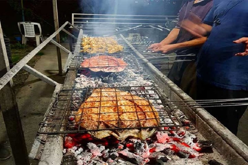 Kurdish Food Barbecue Fish | What to eat in Marivan Iran