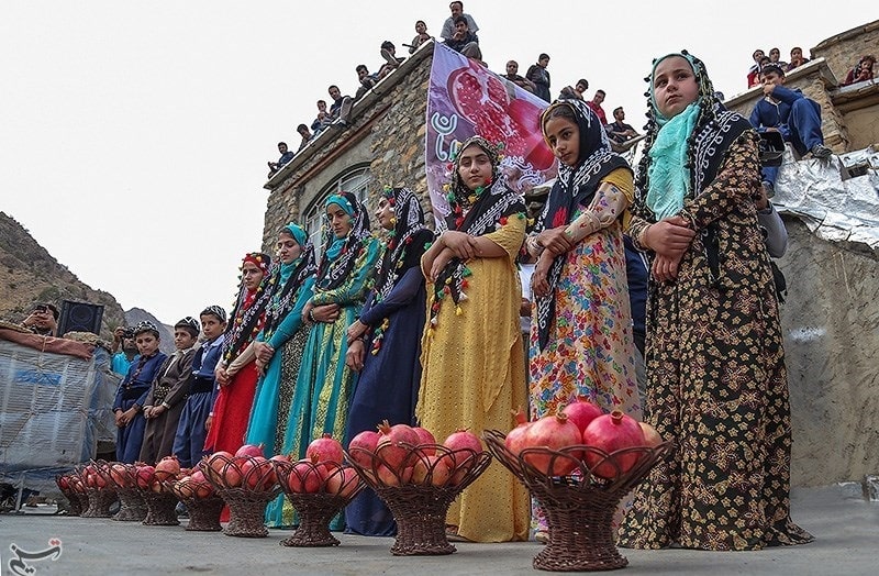 Iranian Customs in Kurdistan Iran | Pomegranate Festival