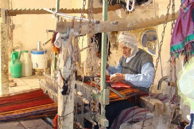 Persian Moj Weaving | What to buy in Marivan Kurdistan Iran