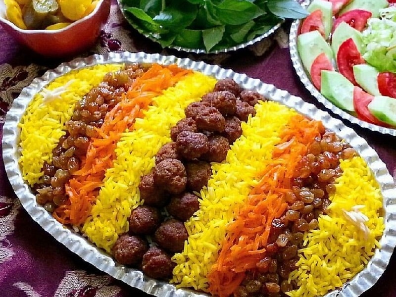 ساطری پلو مشهد | غذاهای محلی و سنتی مشهد