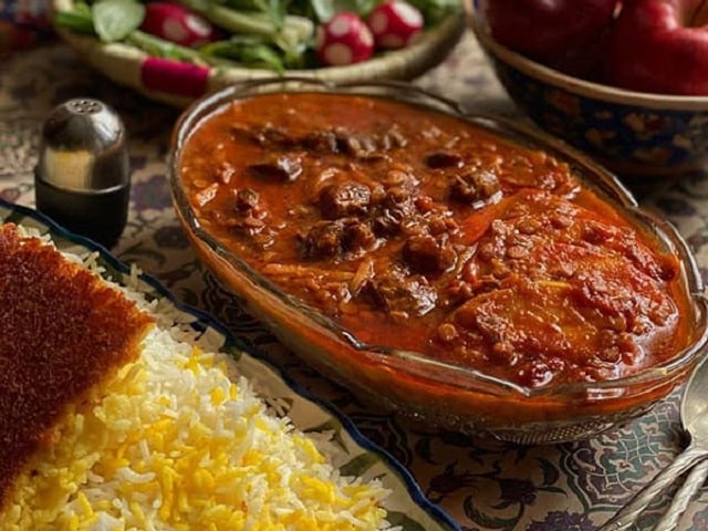 Iranian Foods | What to eat in Meybod | Apple Stew
