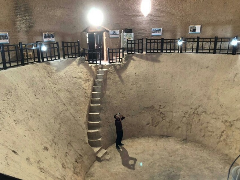 Inside Adobe Ice House | Iran Meybod Tourist Attractions