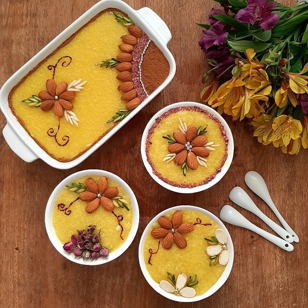 Most Popular Persian Pastry | Saffran Rice Pudding