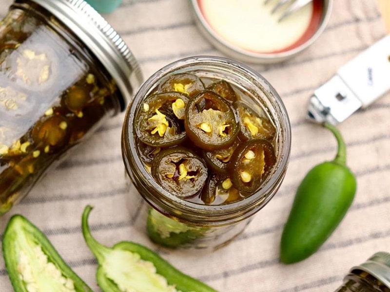 Popular Persian Pickles | Green Peppers Pickle of Iran