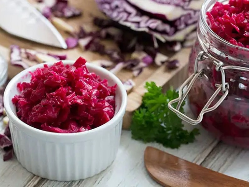 Popular Persian Pickles | Red Cabbage Pickle of Iran