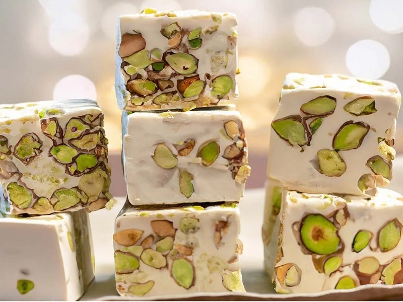 Popular Persian Sweets | Persian Gaz Pistachio Nougat