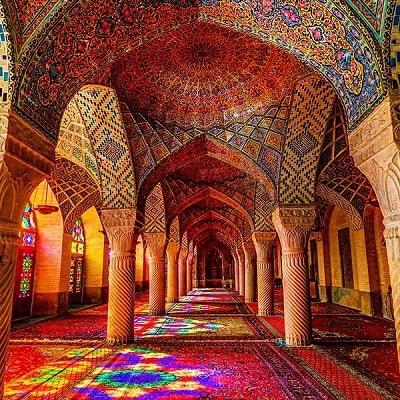 Shiraz Nasir al-Mulk Mosque | Tourist Attractions in Shiraz Iran | Shiraz Tourist Attraction | Historical Palces in Shiraz