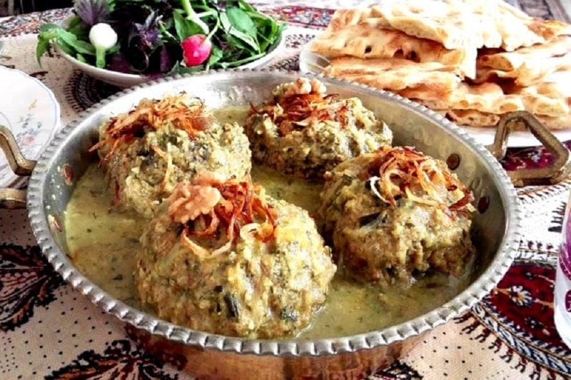 Iranian Foods Vegetable Meatballs | What to eat in Shiraz Iran